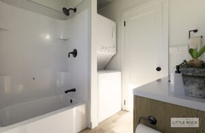 The Avondale is a stunning 2 bedroom 1 bathroom park model home built by Little Rock Manufacturing in Canada