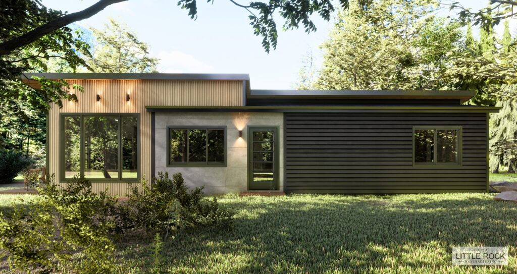 The Avalon is stunning 2-bedroom, 1-bathroom park model built by Little Rock Manufacturing in Canada