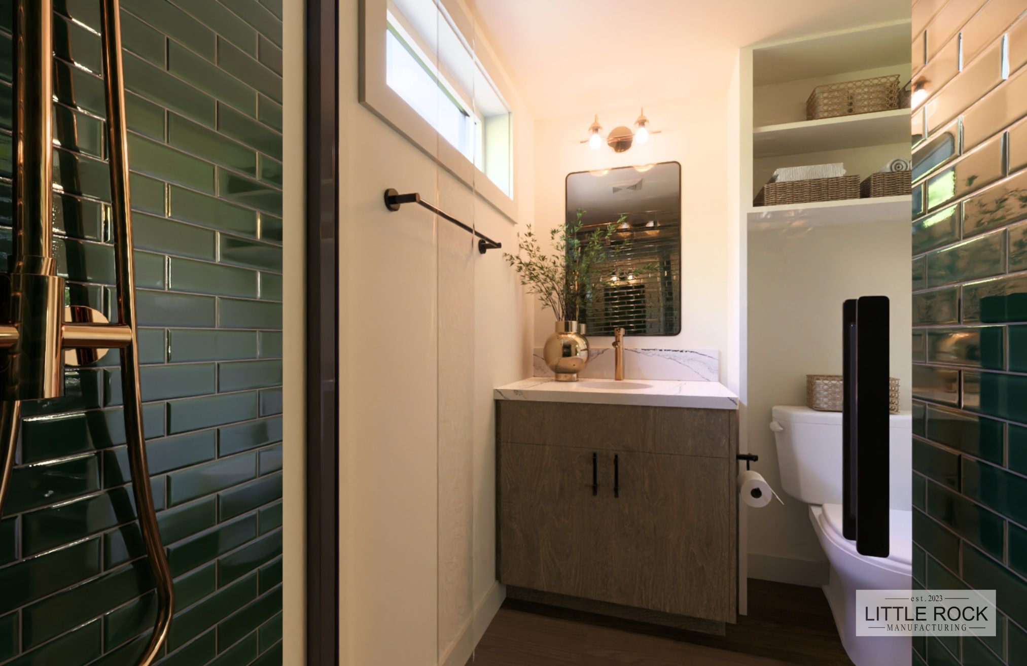 The Phoenix is a remarkable tiny home built by Little Rock Manufacturing in Canada