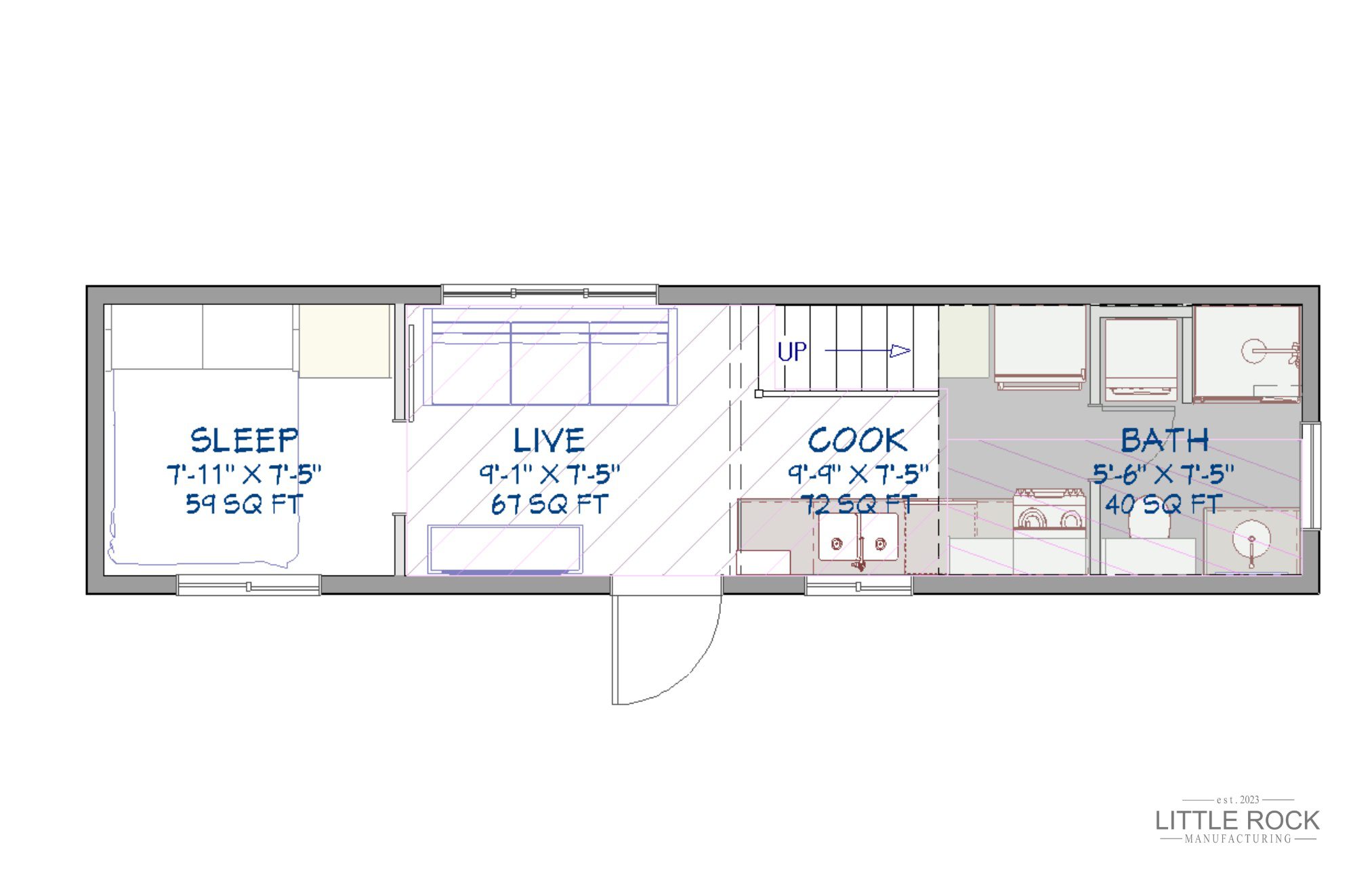 The Phoenix is a remarkable tiny home built by Little Rock Manufacturing in Canada