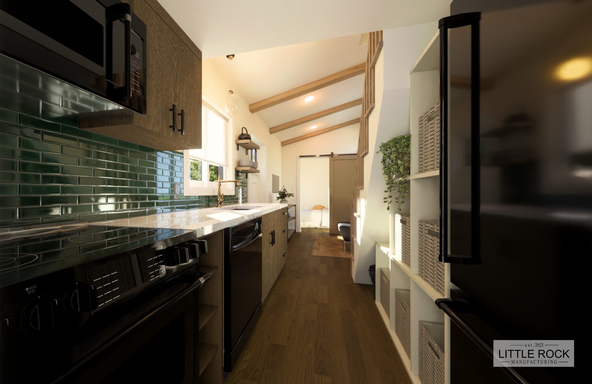 The Phoenix is a remarkable tiny home built by Little Rock Manufacturing in Canada
