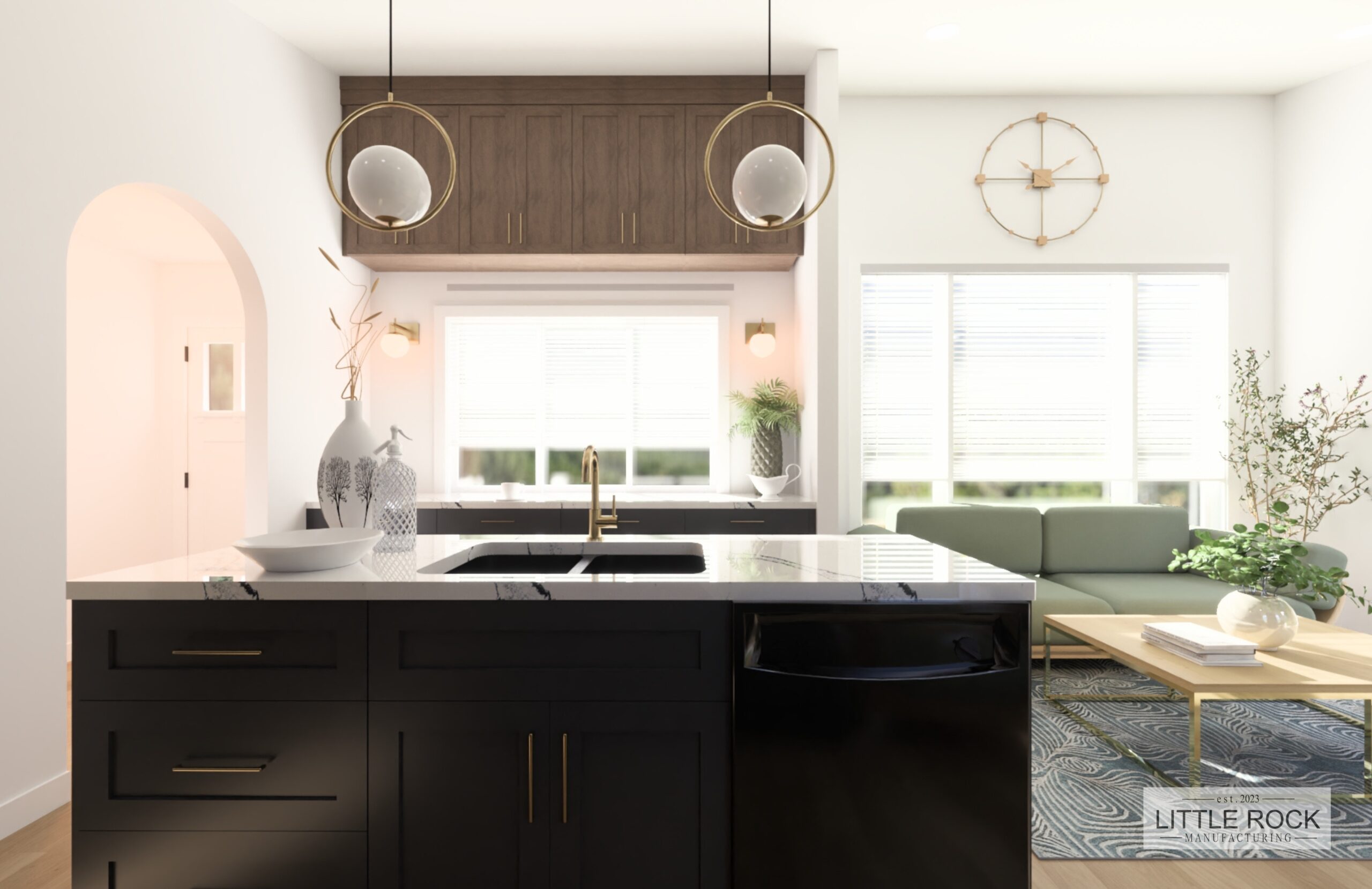 The Denver is a charming 705 square foot house built by Little Rock Manufacturing in Grande Prairie Alberta