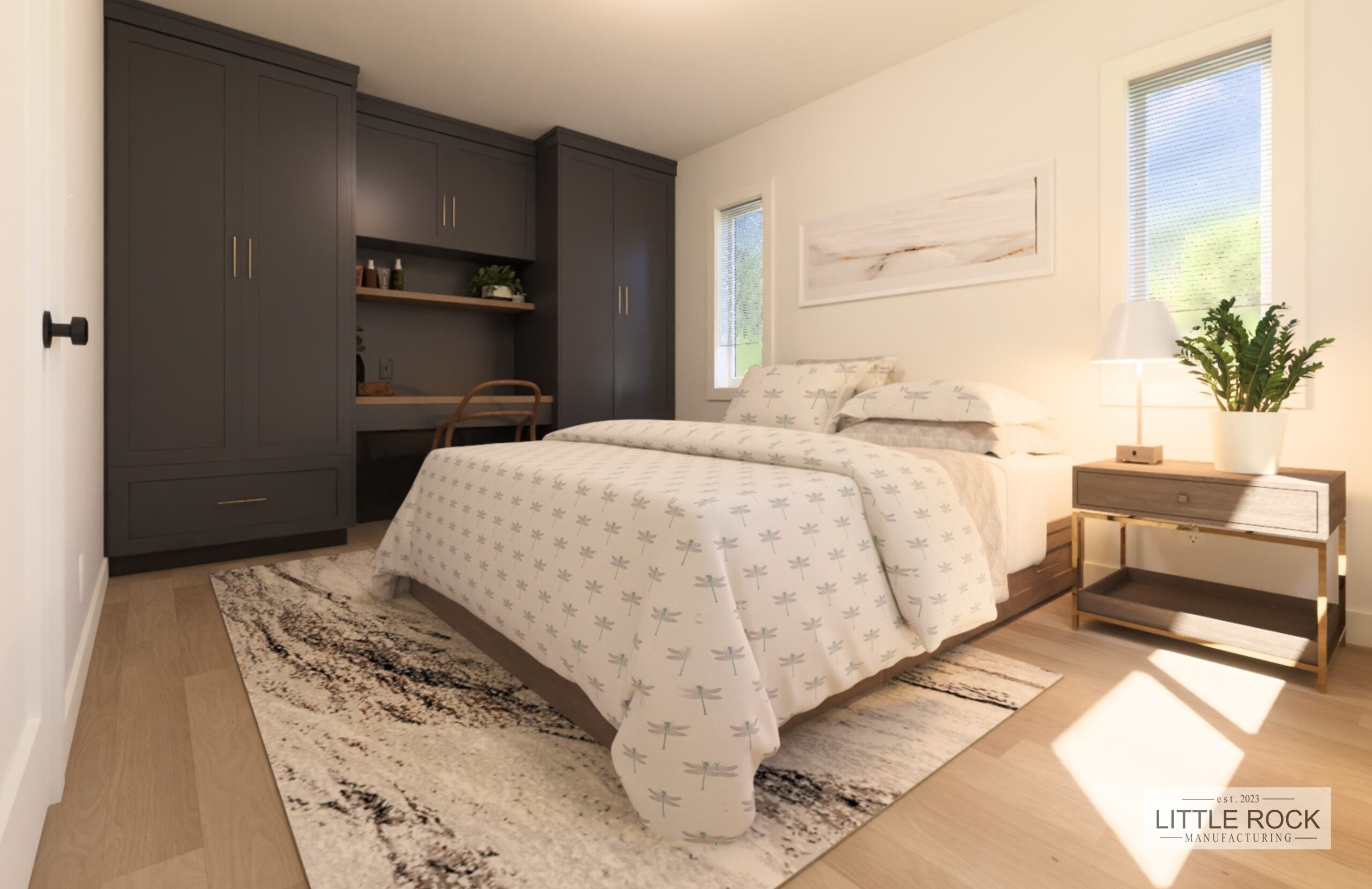 The Denver is a charming 705 square foot house built by Little Rock Manufacturing in Grande Prairie Alberta
