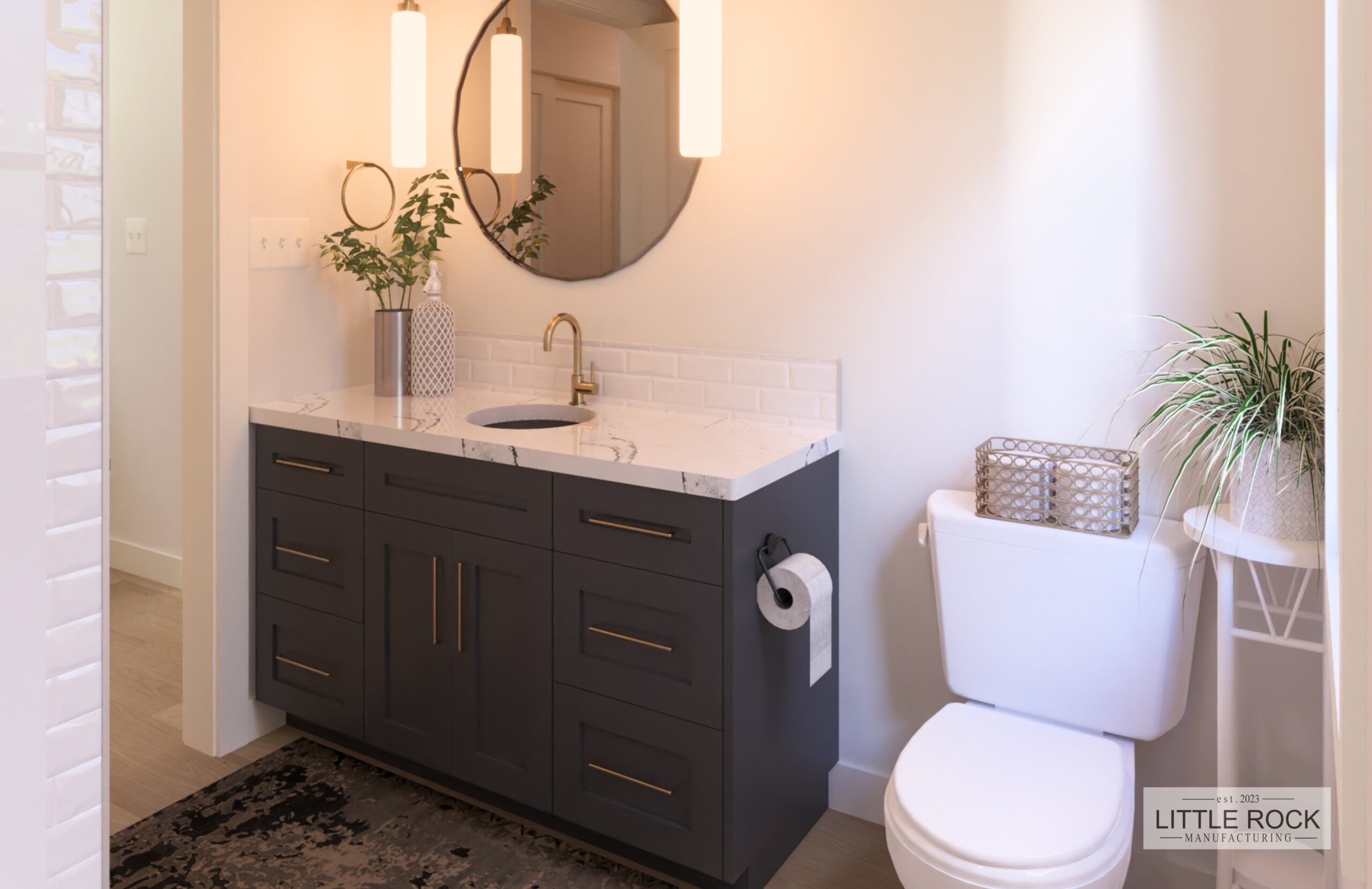 The Denver is a charming 705 square foot house built by Little Rock Manufacturing in Grande Prairie Alberta