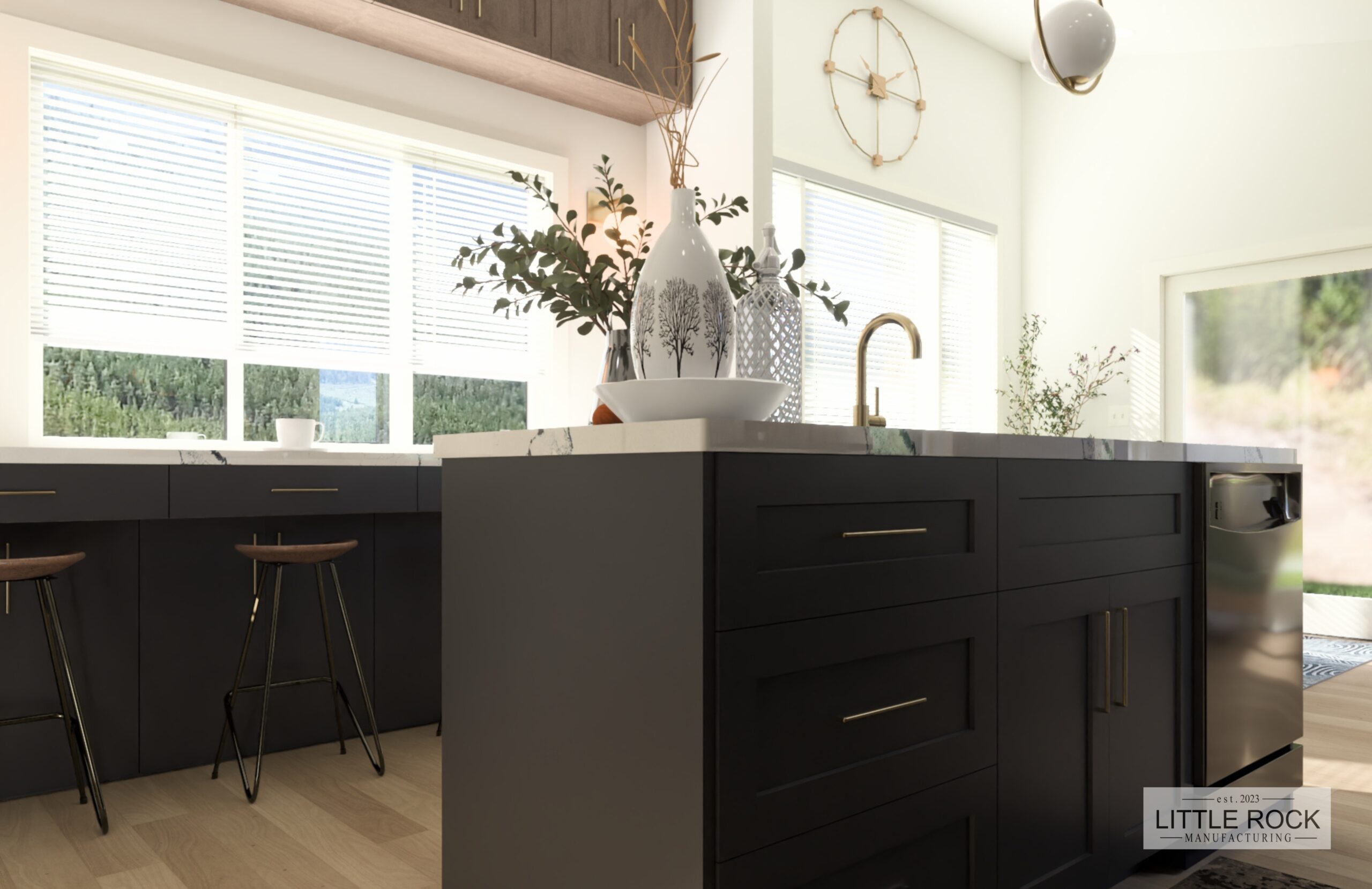 The Denver is a charming 705 square foot house built by Little Rock Manufacturing in Grande Prairie Alberta