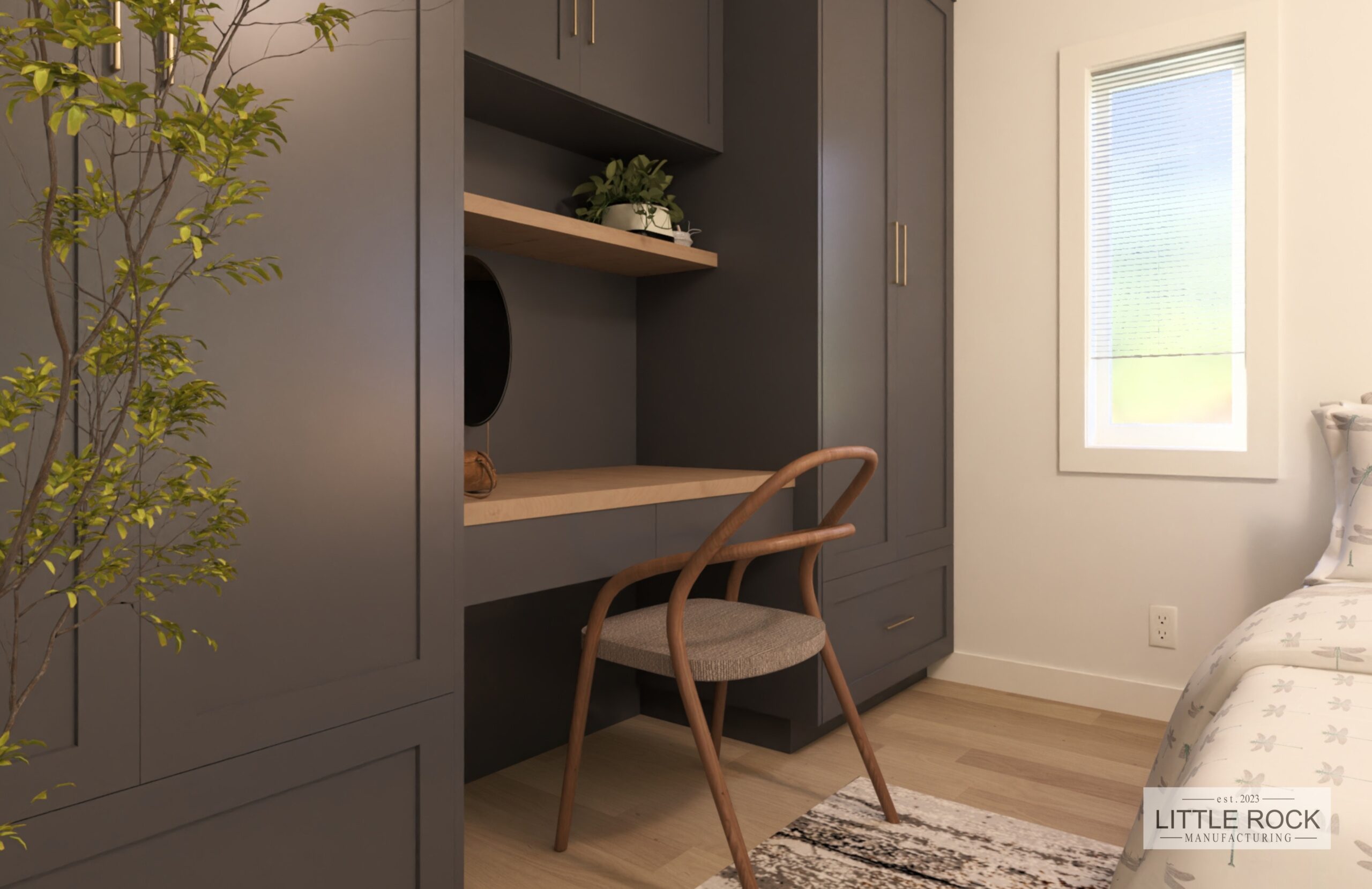 The Denver is a charming 705 square foot house built by Little Rock Manufacturing in Grande Prairie Alberta