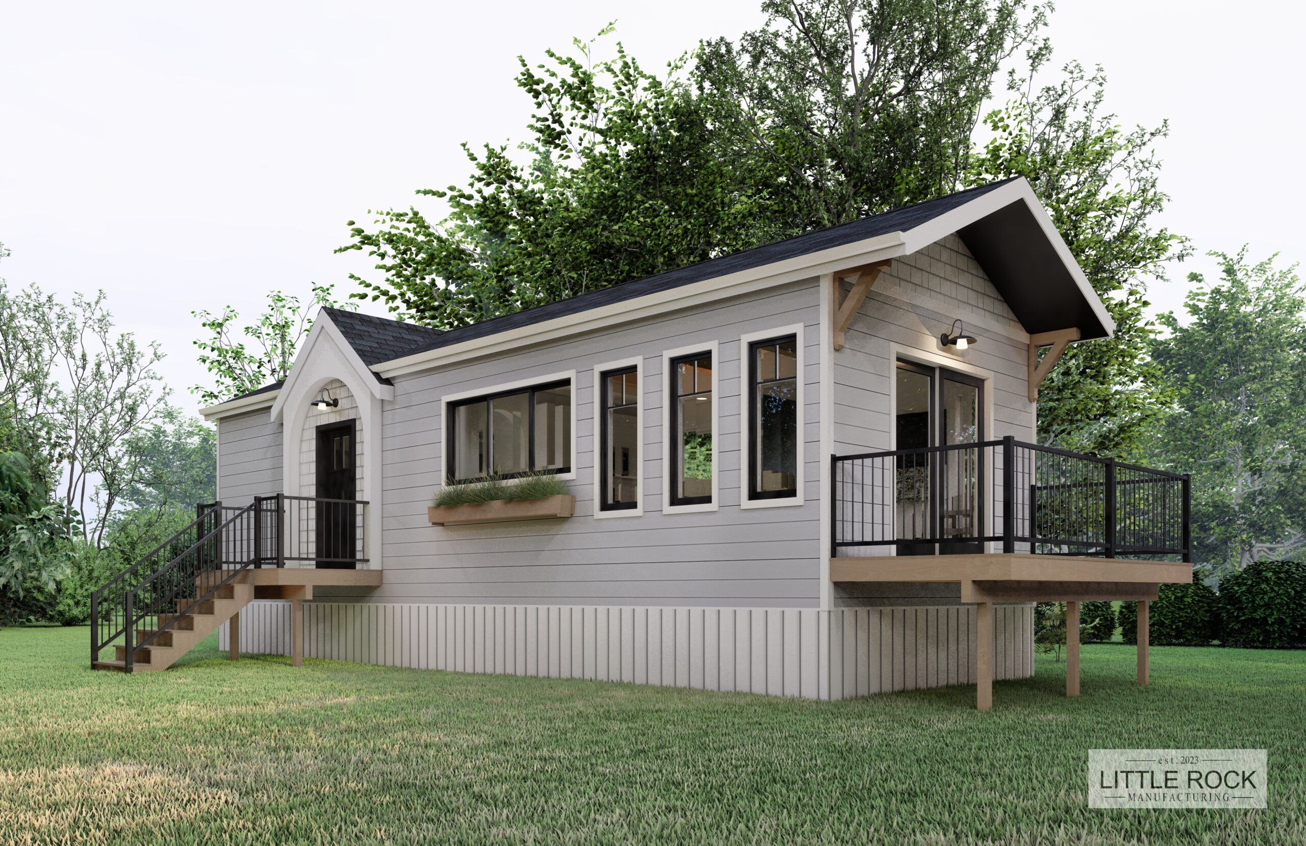 The Brighton is a 1 bedroom, 1 bathroom residence built by Little Rock Manufacturing