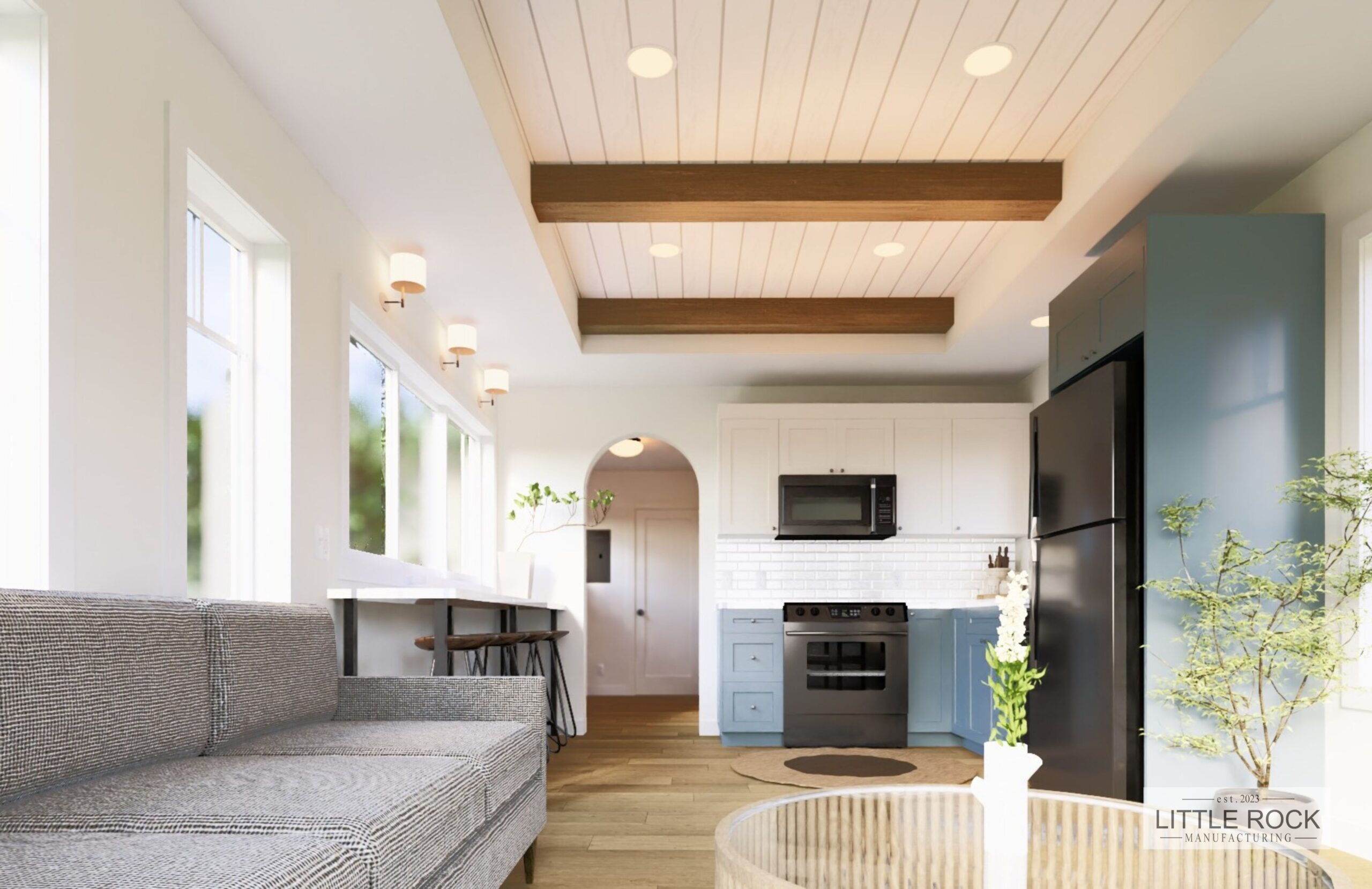 The Brighton is a 1 bedroom, 1 bathroom residence built by Little Rock Manufacturing