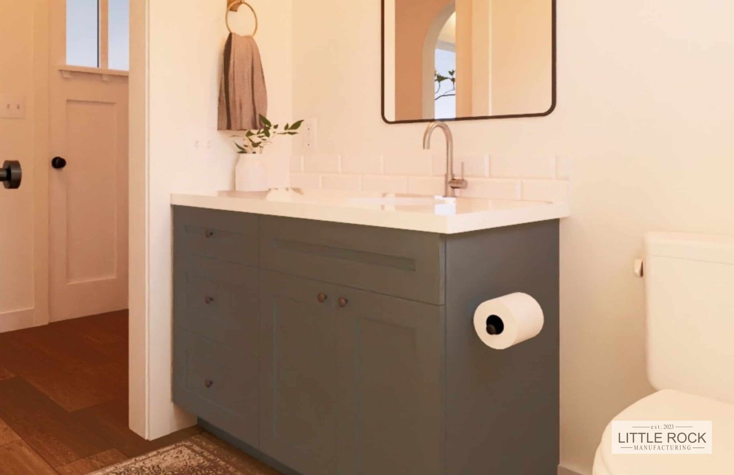 The Brighton is a 1 bedroom, 1 bathroom residence built by Little Rock Manufacturing