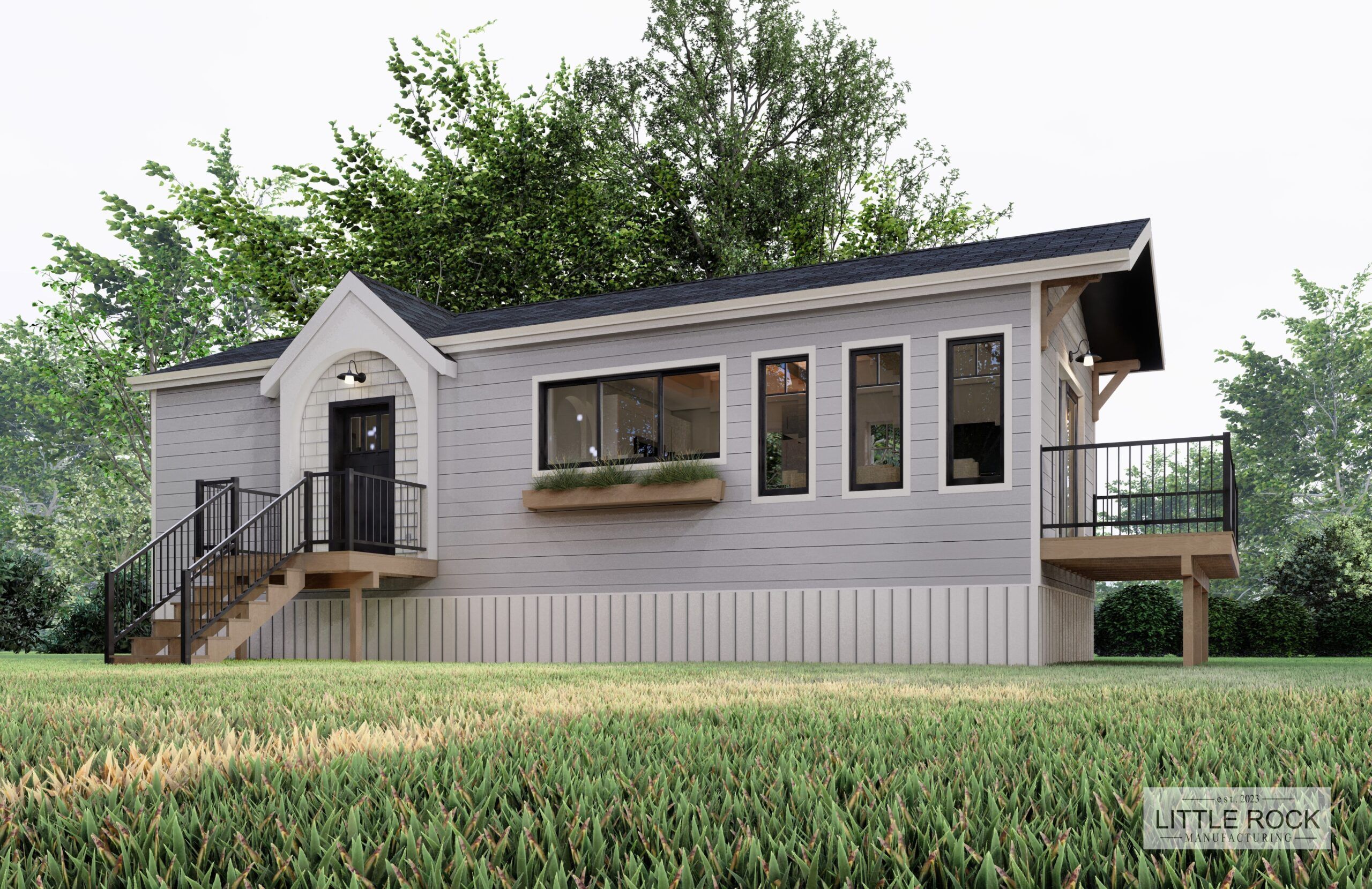The Brighton is a 1 bedroom, 1 bathroom residence built by Little Rock Manufacturing