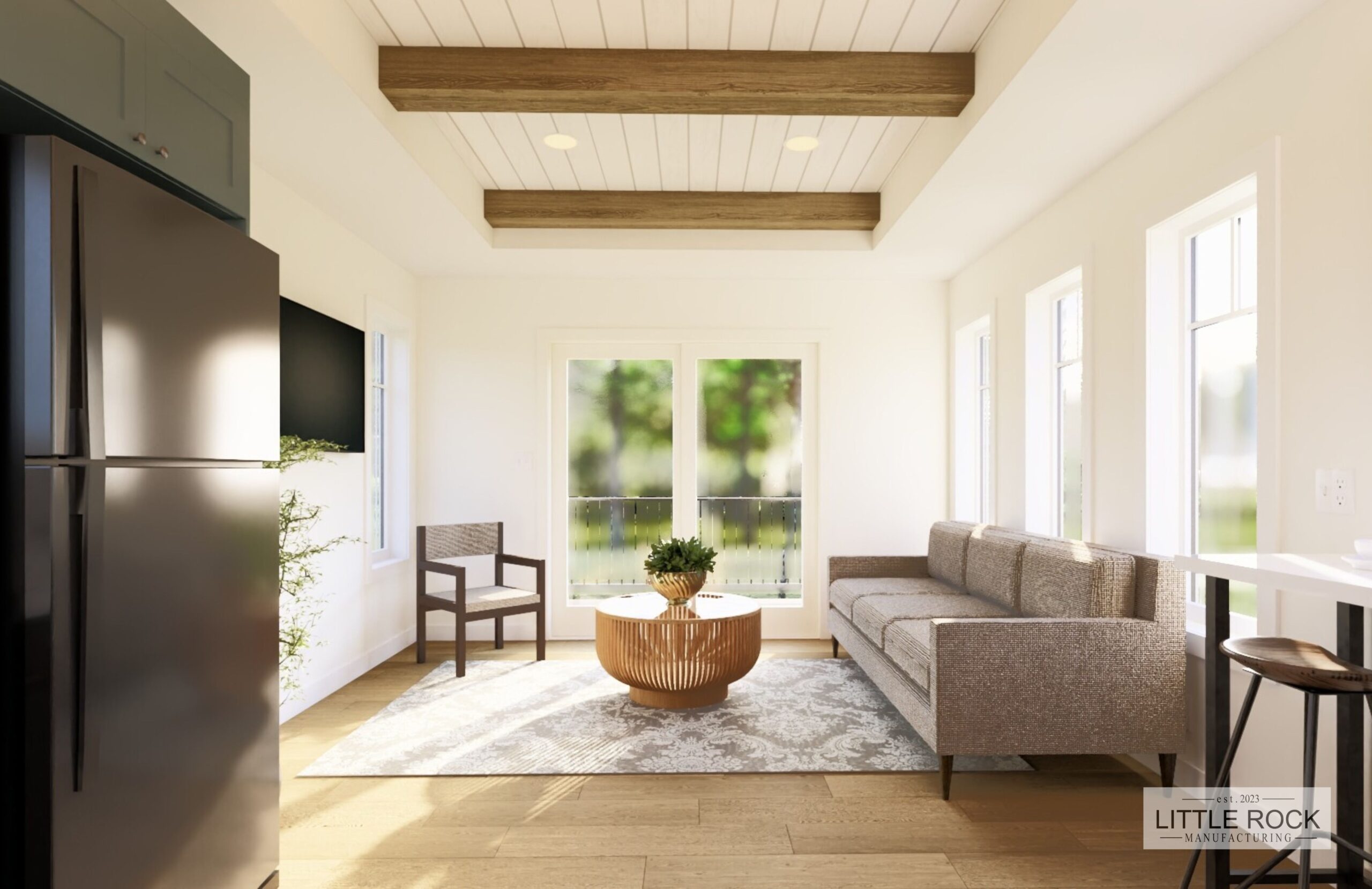 The Brighton is a 1 bedroom, 1 bathroom residence built by Little Rock Manufacturing
