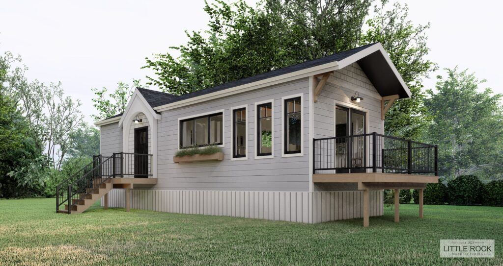 The Brighton is a 1 bedroom, 1 bathroom residence built by Little Rock Manufacturing in Grande Prairie Alberta feature img
