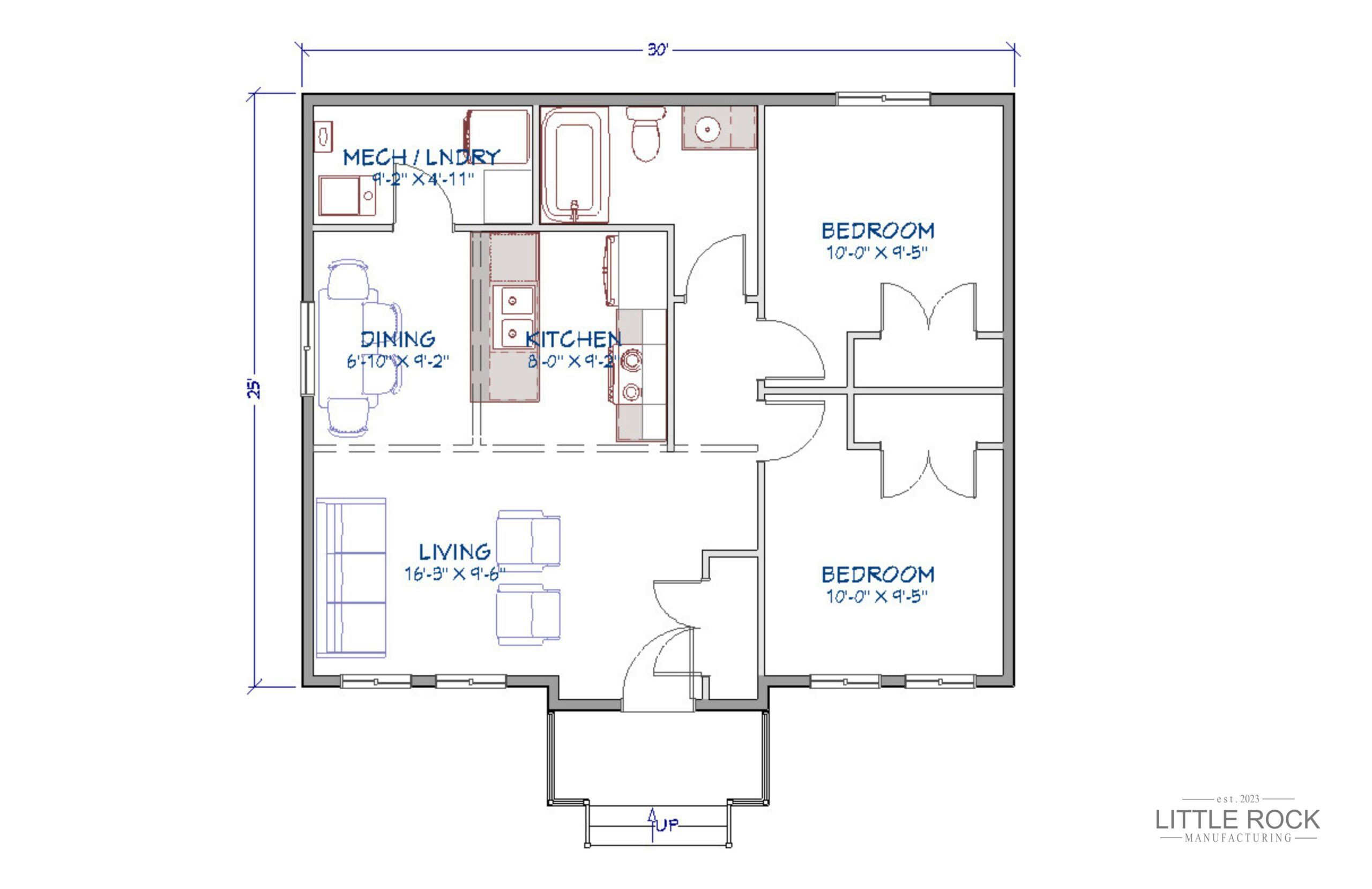 The Hamden is an RTM Home built by Little Rock Manufacturing in Grande Prairie Alberta